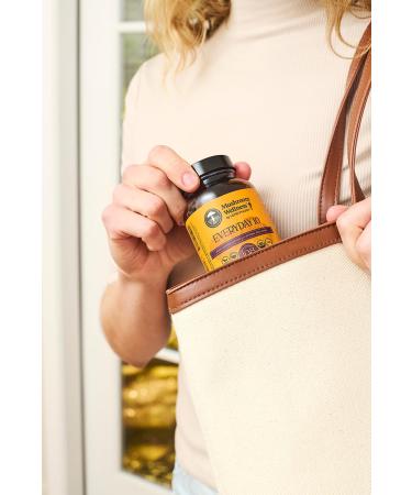 Mushroom Wellness Everyday 10: Organic 10-in-1 Mushroom Capsules with Lion's Mane, Shiitake, Reishi, Turkey Tail & More, Mushroom Powder Supplement, Immune & Nervous System Support, 90 Vegan Capsules - Buy Online on GoSupps.com