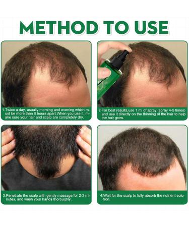  Hongjingda Hair Growth Oil 120ml Spray with Ginger Root Oil Melon Extract Fast Acting Hair Growth Serum - Buy Online on GoSupps.com