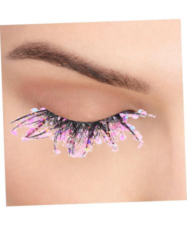 POPETPOP 6 Pairs Fake Eyelashes Adhesives False Eyelashes Cosmetic Fake Lashes Glitter Soft Light Fake Lash Handmade Eye Lashes False Lashes Glitter Colored Fluffy 3d Sequins Dense Fiber - Buy Online on GoSupps.com
