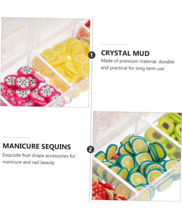 Mipcase 4 Boxes 12 Strawberry Stickers Nail Flower Stickers Nail Art Scrapbook Embellishments Scrap Book Stickers Manicures Accessories Polymer Clay Sequins Pineapple 3d Filling - Buy Online on GoSupps.com