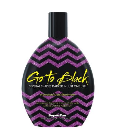 Supre Tan Go To Black - Intense Tanning Formula for Deep Lasting Results - Dark Maximiser 350ml