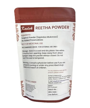 Buy Natural Soapnut Powder for Hair Care | 3.52 oz | No Preservatives & Additives - International Shipping Available - Buy Online on GoSupps.com