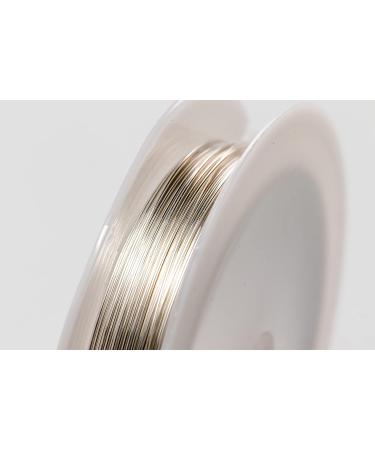 Craft Wire 24 Gauge Half Round 925 Sterling Silver Wire - 25FT USA Made - Buy Online on GoSupps.com
