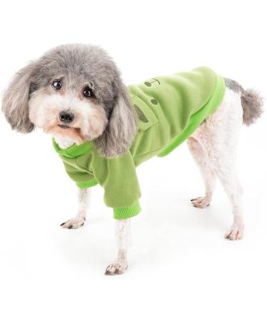 Zweitea Winter Coats for Small Dogs - Soft & Warm Jackets for Puppies | Cold Weather Clothing for Chihuahuas & Yorkies - XXL Green - Buy Online on GoSupps.com