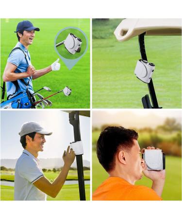 Genew Magnetic Rangefinder Strap - Adjustable Holder for Easy Golf Cart Attachment - White, Small - Buy Online on GoSupps.com