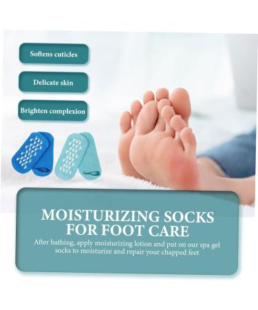 FRCOLOR 4 Pairs Gel Socks Spa Miss Nursing Cover Cotton Yarn - Buy Online on GoSupps.com