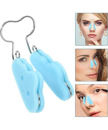 Healvian Nose Clip - Nose Up Lifting Corrector | Soft Silicone Slimming Device for Men - Sky Blue Beautifying Supplies - Buy Online on GoSupps.com