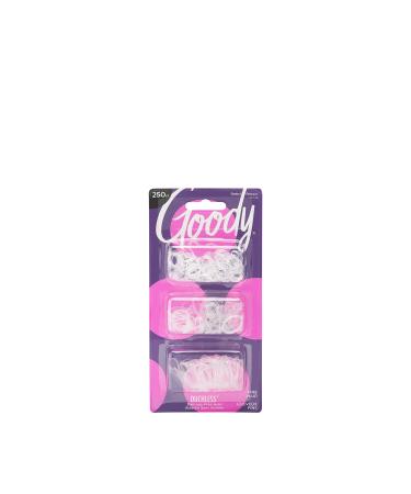 Goody Classics Polybands Hair Elastic  (MultiPack 250 On Clear)  (0.649 Ounce)   2 Count (Pack of 1)
