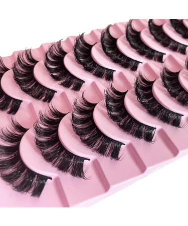 Alyxxndra D-Curl Russian False Eyelashes - Fluffy Natural 3D Faux Mink Lashes (TK04) - Buy Online on GoSupps.com