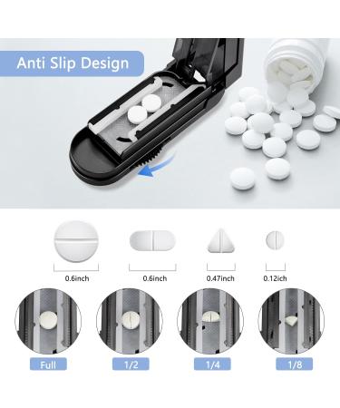 Buy Adjustable Pill Splitter & Medicine Slicer - Safe and Accurate Vitamin Divider for Small Pills - International Shipping Available - Buy Online on GoSupps.com