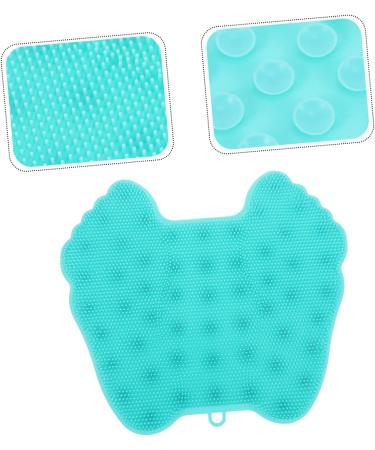 Minkissy 3-Pack Silicone Foot Brush - Slipproof Shower Scrubber & Massage Pads for Back Foot Cleaner - 34x30cm - Blue Foot Care Solution - Buy Online on GoSupps.com