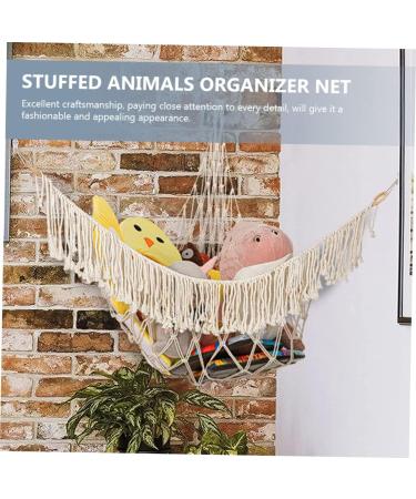 Gatuida 4-Piece Yoga Ball Stand & Plush Toy Hammock Set for Kids | Soft Cotton Toy Storage & Fitness Solution - Buy Online on GoSupps.com