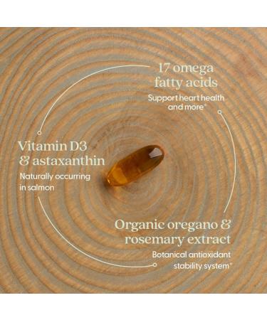 New Chapter Omega-3 Complex 1000mg Softgels Fish Oil Supplement Wild Alaskan Salmon for Heart Brain Eye Joint & Skin Health Support - 30 Count - Buy Online on GoSupps.com