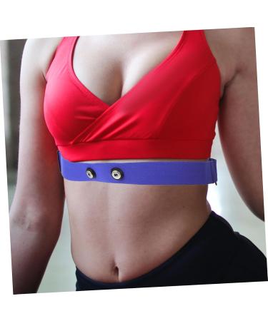 Kisangel Breathable Heart Rate Monitor Strap - Sports Equipment & Devices for Athletes | 17.00x0.10cm - Blue - Buy Online on GoSupps.com