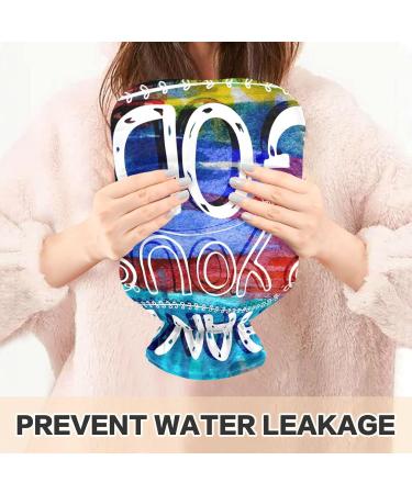 Thank You God Hot Water Bottle with Cover - 1L BPA Free Small Hot Water Bag for Pain Relief Headaches Neck & Shoulders - Ideal for International Shipping - Buy Online on GoSupps.com