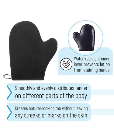 Slick Self Tanner Mitt Set with Face & Back Applicators | Tanning Glove Kit for Perfect Self Tan Results - Buy Online on GoSupps.com