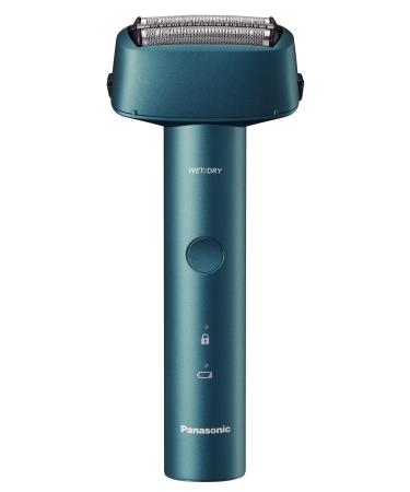 Panasonic Electric Razor for Men Wet Dry Shaver with 3-Blade Cutting System Ergonomic Handle and USB-C Charging- ES-RM3B-A Blue