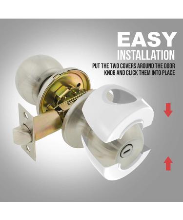Tiny Patrol 8 Pack Baby Safety Childproof Door Knob Cover  Universal-Fit Most Knobs - Buy Online on GoSupps.com