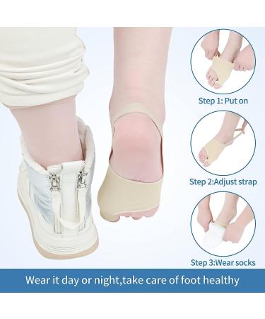 Bunion Corrector for Women & Men | Big Toe Straightener & Orthopedic Splint for Hallux Valgus | Comfortable & Breathable Day/Night Support - Buy Online on GoSupps.com