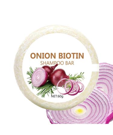 G n rique Onion Rosemary Shampoo Bar 60g Onion Biotin Shampoo Bar Moisturizing Onion Rosemary Shampoo Bars Nourishing Purifying Onion Biotin Shampoo Bars for Hair Growth