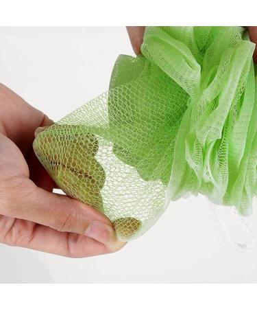 Multi-Colored Luffa Bath Sponges (4-Pack) - Natural Shower Scrubber & Exfoliating Bathing Sponges for Body Care - Buy Online on GoSupps.com