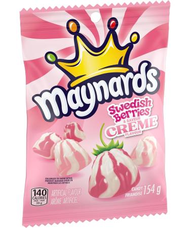 Maynards Swedish Berries and Cr me Candy Gummy Candy 154 g - Buy Online on GoSupps.com