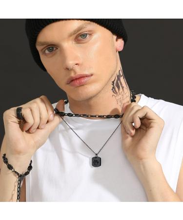 U7 Women's Cremation Urn Necklace - Cycle of Life & Celtic Knot Design Dog Footprints Wings Crucifix - Stainless Steel Pendant for Ashes - Ideal Memorial Jewelry - Buy Online on GoSupps.com