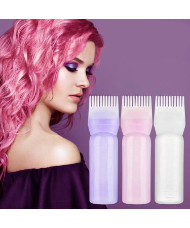 Tinsellns Hair Oil Applicator Bottle Hair Dye Brush Bottle Oil Applicator Bottle for Hair Oil Bottle for Hair Root Comb Applicator Bottle Hair Oil Bottle for Home Use/Barber Shop - Buy Online on GoSupps.com