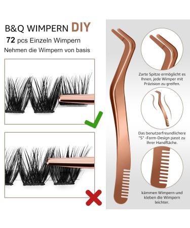 Buy BQ Lash Extension Set | DIY Individual Eyelash Extensions Kit for Beginners - Includes Adhesive & Applicator - Perfect for At-Home Use! - Buy Online on GoSupps.com