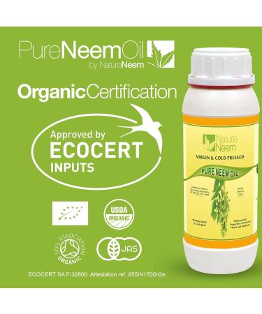 Buy Pure Neem Oil 500ml - Cold Pressed 100% Natural & Organic - International Shipping Available - Buy Online on GoSupps.com