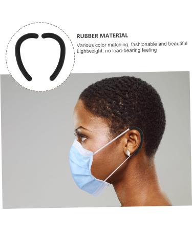 Solustrie 10 Pair Anti-Snag Earling Earrings | Handmade Rubber Ear Protectors for Children | Comfortable Facial Mask Ear Hooks (10x3cm) - Buy Online on GoSupps.com