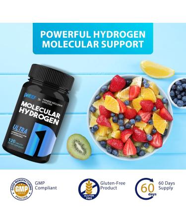 Hydrogen Water Tablets 360 Tablets Fast-Dissolving H2 Molecular Hydrogen with Magnesium Supplements Supports Brain Health Energy and Cognitive Function Non-GMO Gluten-Free & Vegan 3Pack 120 Count (Pack of 3) - Buy Online on GoSupps.com