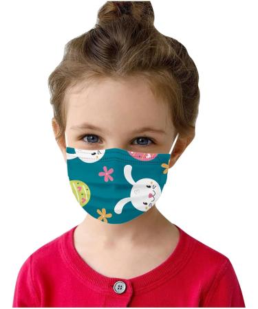 50 PCs Children's Mundschutz Mask | Cute Hare & Duck 3-Ply Disposable Masks | Breathable Outdoor Protection & Multifunctional Neckerchief - Buy Online on GoSupps.com