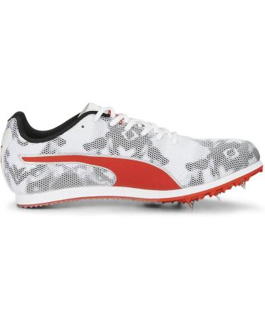 PUMA Unisex Evospeed Star 8 Junior Sneakers - 39 EU - Black White & Red | International Shipping Available - Buy Online on GoSupps.com