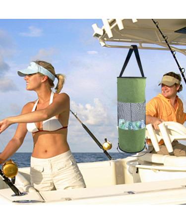 Boat Trash Bag Oxford Cloth Large Mesh Trash Bag with an Elastic Top Seal and Strap Light Garbage Bag Easy to Clean for Fishing Boating Golf Kayaking Pisole - Buy Online on GoSupps.com