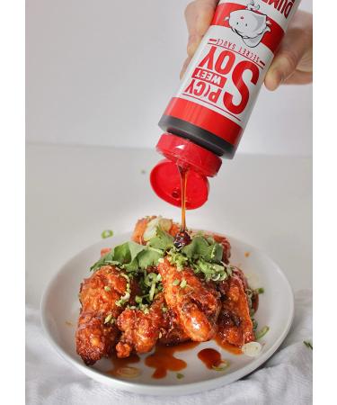 Dumpling Daughter Spicy Sweet Soy Sauce (8 oz) - Brown Sugar Sweetened with Spicy Chili Oil - Buy Online on GoSupps.com