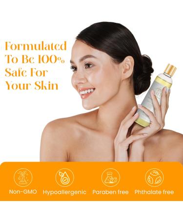 Flawless Body Oil with Papaya Vitamin C & E | Hydrating Oil for Scars Fine Lines & Dark Spots - 200ml - Buy Online on GoSupps.com