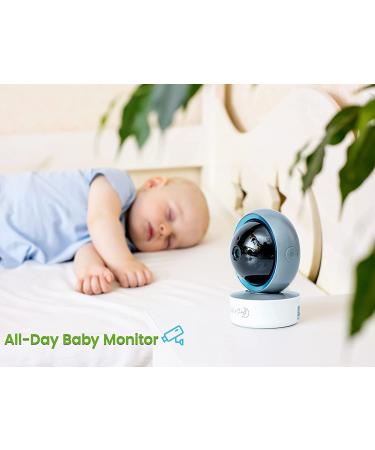 Safe & Sound HD Video Baby Monitor | Long Range Wi-Fi | 2-Way Audio | Night Vision Camera | 355 Rotation - Buy Online on GoSupps.com