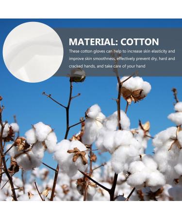 Ipetboom 15 Pairs Overnight Moisture Gloves Overnight Cotton Gloves Winter Gloves Moisturizing Hand Gloves Driving Running Gloves Cotton Gloves for Dry Hands White Wen Wan Women's - Buy Online on GoSupps.com