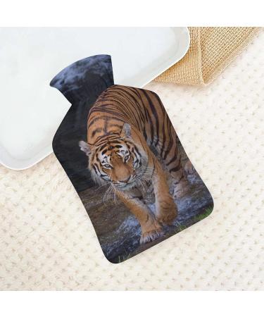 Wildtiger Hot Water Bottle with Plush Cover - Hand Warmer for Adults & Children | 26.5x15.3cm - International Shipping - Buy Online on GoSupps.com