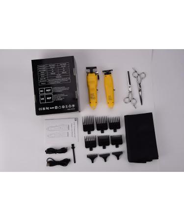 CkeyiN Hair Clippers for Men with Cordless Close Cutting T-Blade Trimmer Kit 6500RPM Professional Hair Cutting Kit Beard Trimmer Barbers Men Kids Clipper Set Rechargeable LED Display Grooming Kit Gold - Buy Online on GoSupps.com