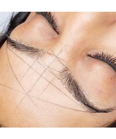  Generisch Parallel Products Premium Brow Mapping Pre Colored String for Eyebrow Measurement String for Microblading 1 Eyebrow Stencil Kit with Fine Bamboo Charcoal Thread - Buy Online on GoSupps.com