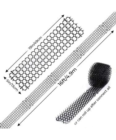 1Pc Cat Scat Mat Stop Cats from Digging with Anti Cats Net Prickle Strip for Home Repellent 13x49CM (Black) - Buy Online on GoSupps.com