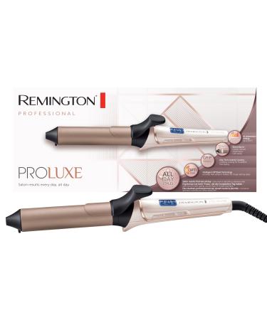 Remington curling iron Large curls 32mm Proluxe Digital (optiheat technology grip-tech ceramic coating) -LCD display up to 210 gentle waves for fine to strong hair black/brown CI9132 curling rod (for large curls) single