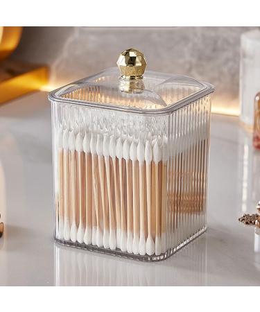 Portable Sturdy Cotton Pad Holder Stylish Home Accessory Portable for Efficient Cosmetic Storage and Organization Clear - Buy Online on GoSupps.com