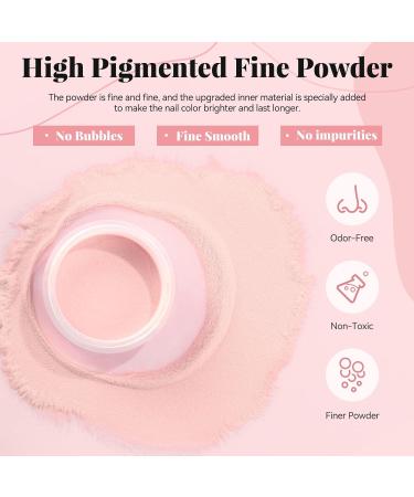 Dipping Powder 12 Colors Kit for DIY Nail Art No Need for Lighting Simple Operation Long Lasting for Beginner Nail Salon Home color10 - Buy Online on GoSupps.com