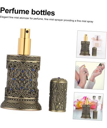 VINTORKY Perfume Bottle Retro Perfume Perfumes De Hombre Vintage Glass Bottle Makeup Mister Cosmetic Storage Container Mens Colgne Empty Travel Essential Oil Bottle Mini Composite Material - Buy Online on GoSupps.com