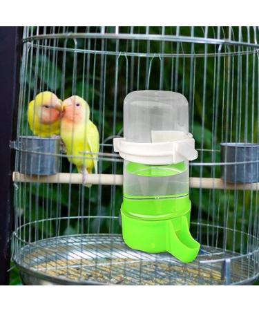 Sharplace Automatic Bird Waterer Water Bottle Birds Drinker Bird Watering Bottle Birds Water Fountain Bird Water Feeder for Parakeet Cockatiel Budgie Green - Buy Online on GoSupps.com