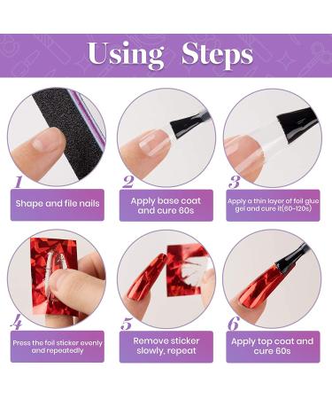 Beetles Nail Art Foil Glue Gel 15ML | Transfer Gel for DIY Manicure | LED Lamp Required | Soak Off Formula - Buy Online on GoSupps.com