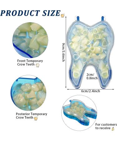 Resin Teeth Veneers for Halloween Cosplay Party Makeup - 200 Pieces - Buy Online on GoSupps.com